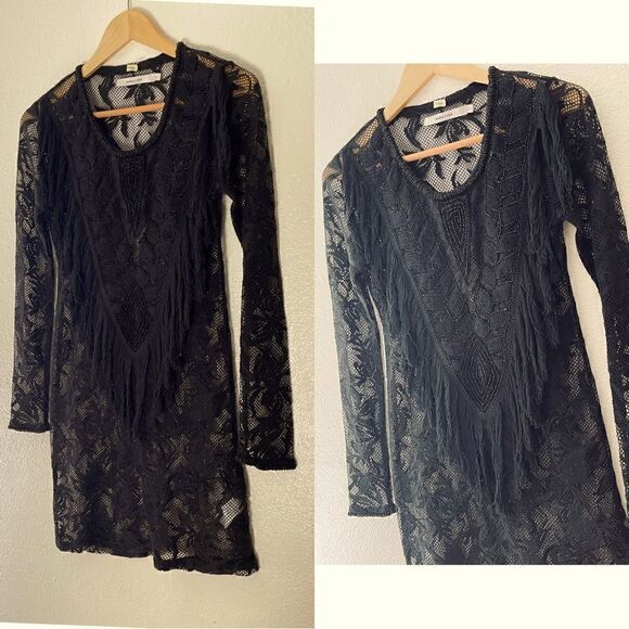 MARIA CHER lace beaded dress size 01 - Picture 1 of 16